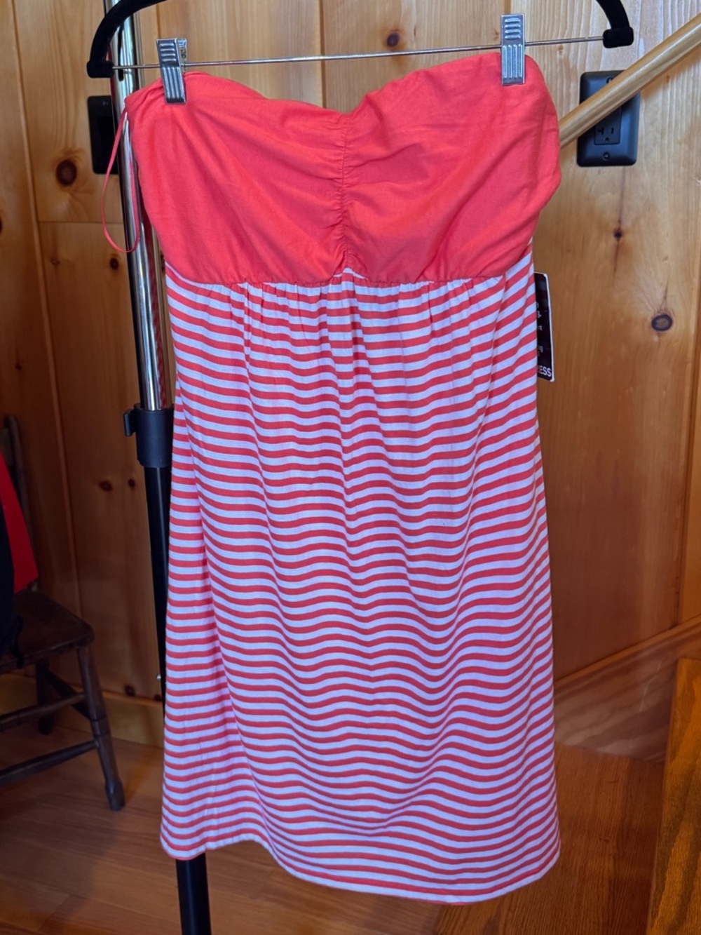 Y2K Express NWT color sleeveless striped summer dress medium